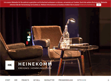 Tablet Screenshot of heinekomm.de